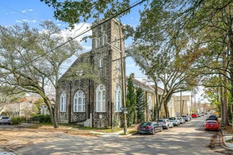 Another house history moment, pictured is the property Solange Knowles bought, which was previously a church.